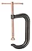 C-Clamp, Copper, 8 in, 5 in Throat