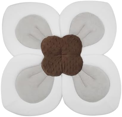 PandaEar Soft Baby Bath Flower for Sink Bathtub, Portable Infant Bath Seat, Baby Bath Pad Mat Cushion Support
