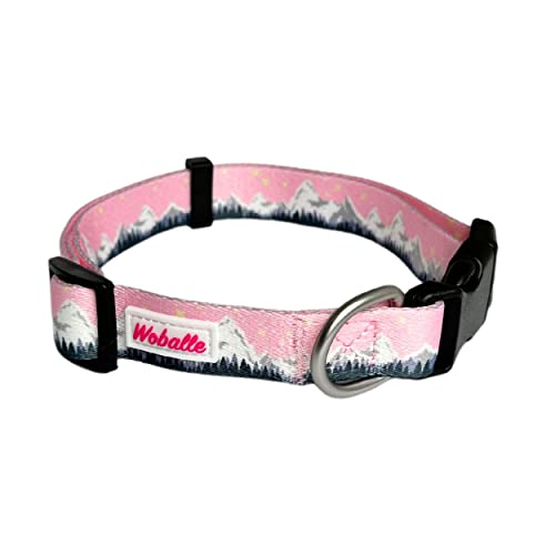The Mountain Dog Collar 7 Woballe Classic Dog Collar for Small Medium Large Dogs, Soft ...