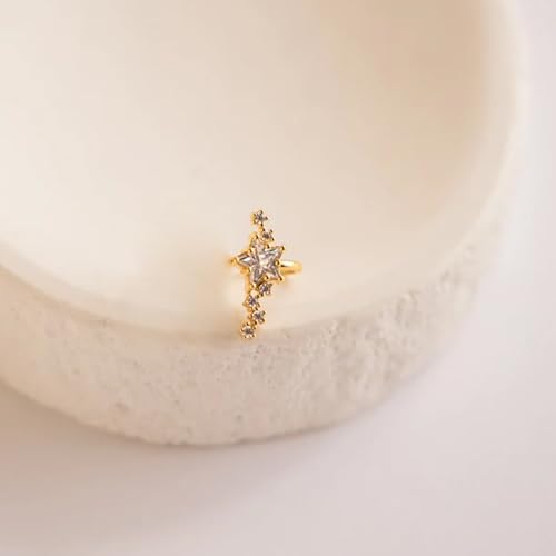 Image of Ear Cuffs Non Piercing 14K Gold Plated Ear Cuff Earrings for Women Trendy Clip on Cartilage Earring Stacks Non Pierced Adjustable Fake Earrings Set Jewelry Christmas Gift 2026 Stocking Stuffers