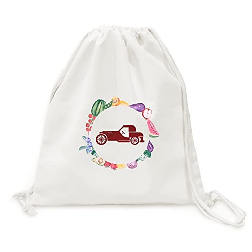 Sac en tissu pliable voiture rouge fini les sacs plastiques pour vos légumes
