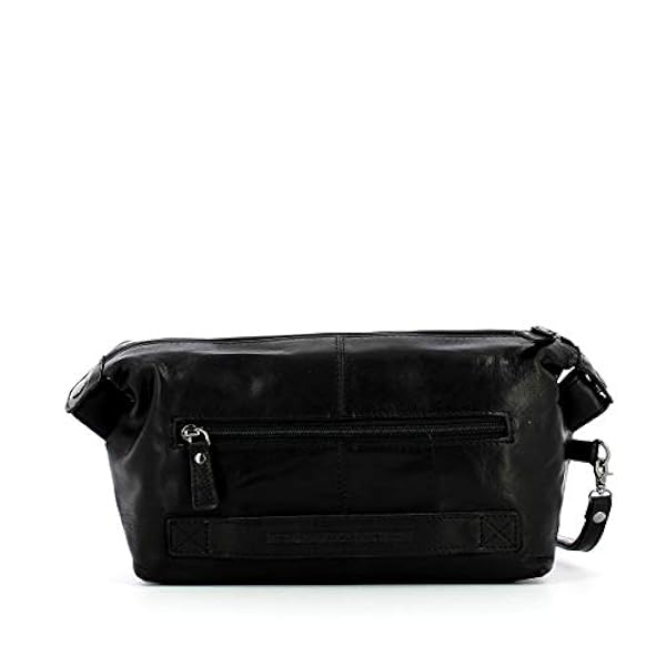 Beauty Case in pelle Aereonautica Militare NERO