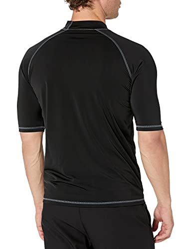 Image of Kanu Surf Men's Fiji UPF 50+ Short Sleeve Sun Protective Rashguard Swim Shirt