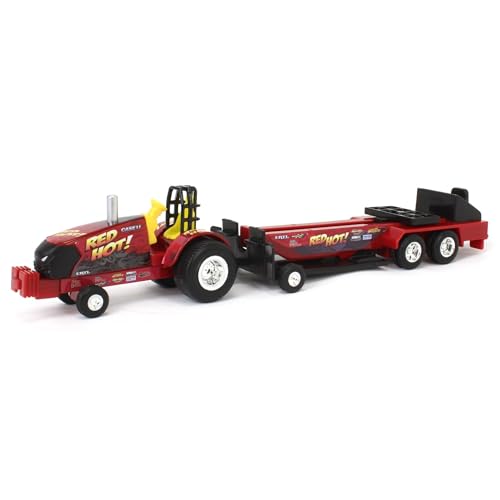 Case IH ERTL 1/64 Red Hot! Pulling Tractor with Sled 47620