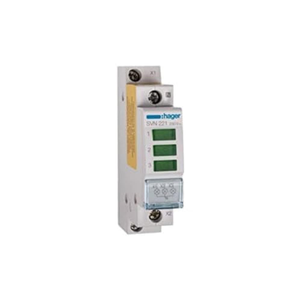 Hager SVN221X, 230V, Red, x