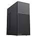 CiT Academy Office Business PC Case with 500W PSU, USB Type-C, 2 x USB 3.0, 80mm Rear Fan - Mid-Tower ATX Computer Case | Black