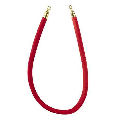 US Weight Rotes Samt-Absperrseil, 1,8 m