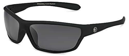 Nitrogen Polarized Wrap Around Sport Sunglasses for Men Women UV400 Driving Fishing Running Sun Glasses