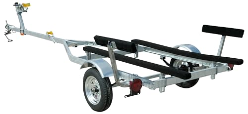 CE Smith - 27660 2-Foot Bunk Board Guide-On - Adjustable Boat Trailer with High-Grade Marine Carpet Fabric - Black
