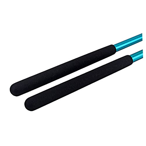 Baquetas Toddmomy de aleación de aluminio azul para práctica miniatura 7