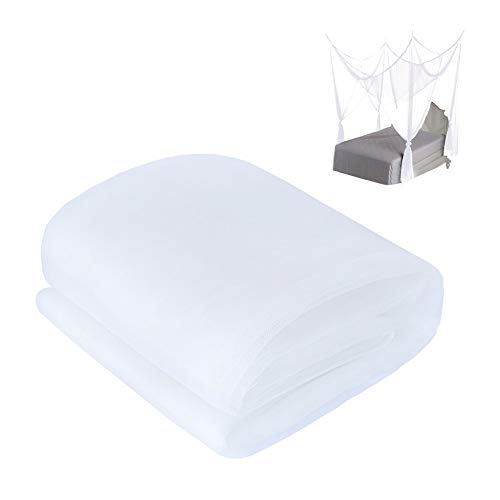 Shatex Mosquito Netting 120"x 66" Insect Pest Barrier Netting for Outdoor/Bed/Wedding, White