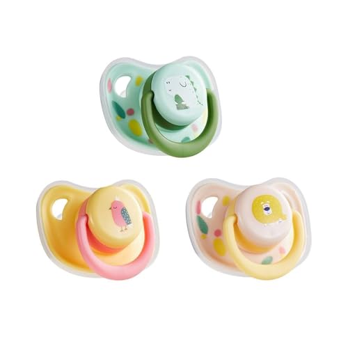 AFGQIANG 3 chupetes de silicona para mascotas, chupete calmante para cachorros y gatos, juguete masticable para perros pequeños, decoración de accesorios de animales, juguete de látex para perros