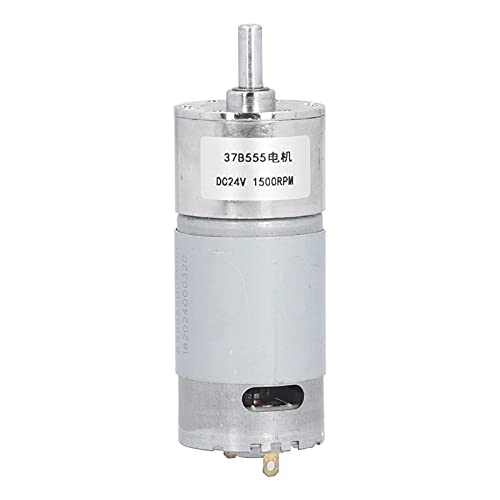 Gear Motor Electric Reduction Geared Box 1500RPM DC24V 37B555 HIGH Performance Durable Industrial Control Accessories for Robots Financial Machinery Office Automation