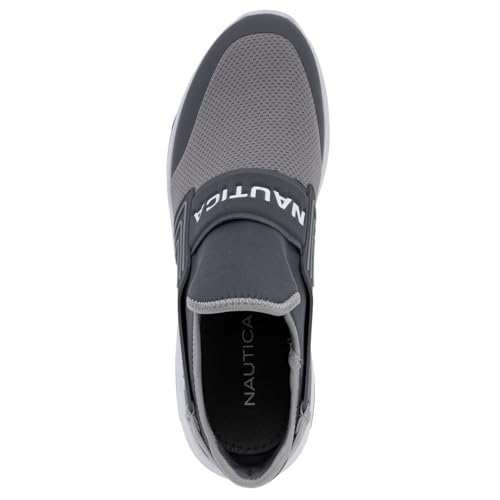 Image of Nautica Men's Slip-On Sneakers - Casual Fashion Shoes for Walking, in Medium & Wide Widths