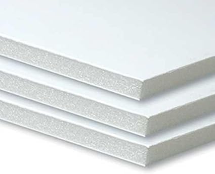 A1 A2 A3 A4 A5 Foam Board - Black (Pack of 10) - Black -Foam Core Polystyrene - Photo Foam Board - for Presentation Mounting Arts & Crafts (White A2)