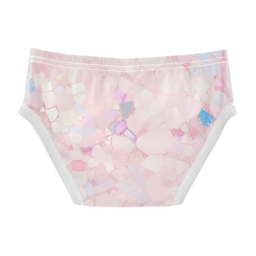 KLL Pink Glitter Texture Toddler Boy Soft Underwear Briefs Breathable Children Panties2