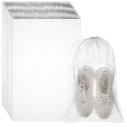 Sac de rangement non tissé avec cordon MAGICLULU - Lot de 100 housses réutilisables