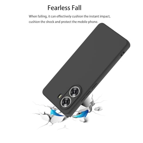 Image of Lustree Back Cover Silicon Flexible Shockproof Anti Scratch Back Cover for Poco X7 Pro - Black