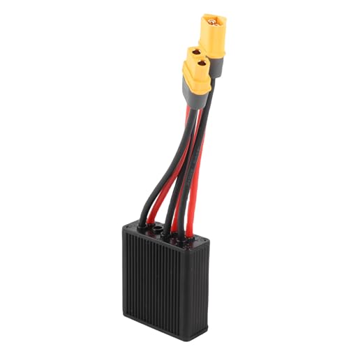 Connecteur de batterie double XT60 haut de gamme boîtier aluminium DC 20V-80V 20A - 7