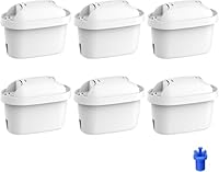 Waterdrop Water Filter Cartridges, Replacement for BritaÂ® Maxtra+Â® Plus, Maxtra ProÂ® All-in-1, Compatible with BritaÂ® MarellaÂ® Jug and Kettle, Reduce PFAS, PFOA/PFOS, TÃœV SÃœD, NSF Certified (6)