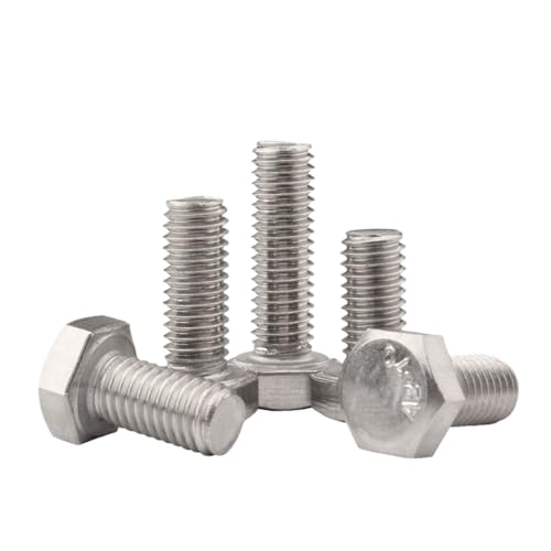 RUOHARD 2/5/10/20 M3 M4 M5 M6 M8 M10 M12 DIN933 304 XeX| Zp{g S˂ OZp ZplW(25mm,M12 2PCS)