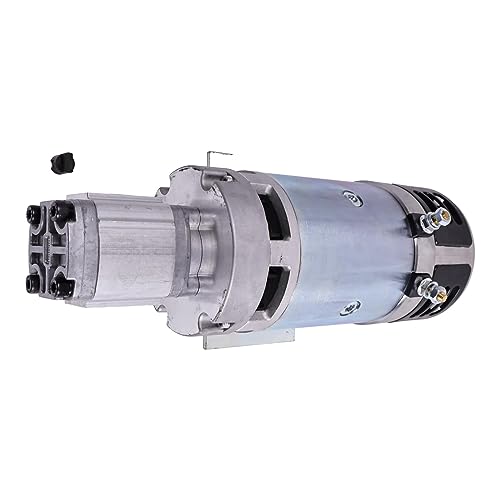 Image of HOLDWELL 24V 147664 Motor + 147662 Hydraulic Pump Assembly 147099 Compatible with Skyjack Electric Scissor Lift Models SJIII3220 SJIII3226 SJIII4620 SJIII4626 SJIII4632