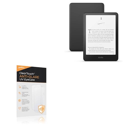 BoxWave Screen Protector Compatible With Amazon Kindle Paperwhite (11th Gen) - ClearTouch Anti-Glare Anti-UV EyeCare (2-Pack), Filters out Harmful Blue Light Reduce Fatigue