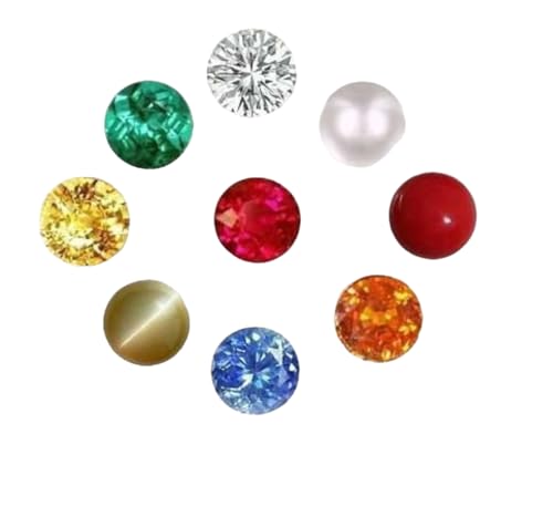 Pierre de naissance naturelle Navratna 3mm pour bijoux faits main