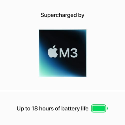 Image of Apple MacBook Air 13.6 inch with M3 Chip (Early 2024) - Midnight, 8-Core /