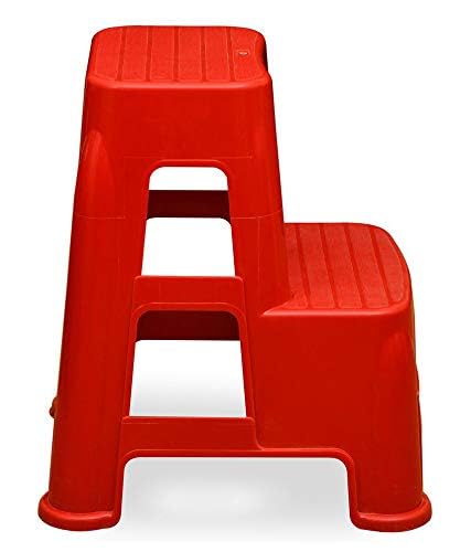 STL21 Strong and Durable Plastic Step Stool for Home | Bedroom | Bathroom | Kitchen | Living Room | Office | Adult | Children's & Garden Stool with high Load Capacity (100 kg)