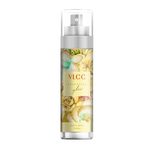 VLCC Body Mist – Cellestial Glow | Floral, Citrusy Fragrance | Long Lasting Body Mist | Paraben Free | Everyday Perfume | Day & Night Body Mist | Body Mist For Women (150 ml)