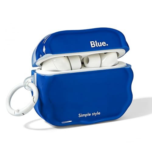 Housse AirPods Pro 3 vague bleue : l'accessoire esthétique pour vos trajets