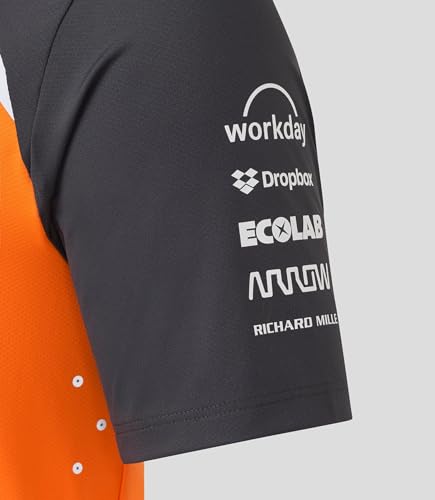 McLaren F1 Kids 2025 Oscar Piastri Team Set Up T-Shirt3