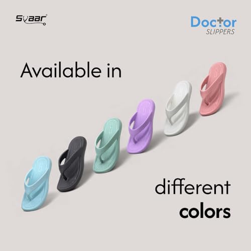 Image of SVAAR Women's Flip-Flops Slippers | Orthopedic, Diabetic, Pregnancy | Soft Doctor Anti-Skid Slipper for Women | Comfortable & Lightweight | All Day Wear Flip-Flops Slipper