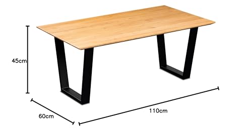 Table basse Flo M2 Kollektion grand plateau meuble de salon rectangulaire