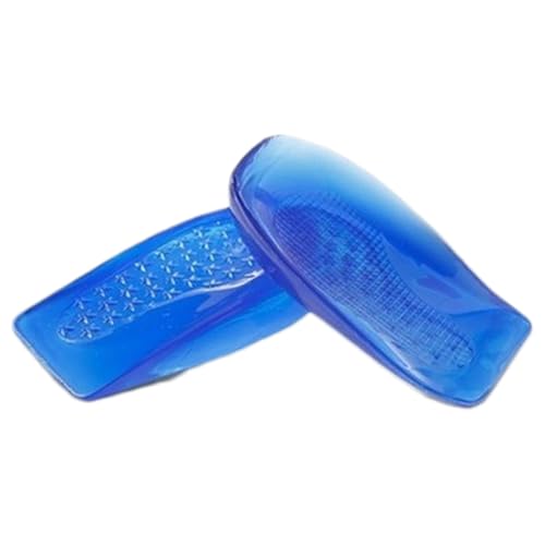 Almohadillas de silicona para el talón, almohadilla de silicona para corrección de piernas, insertos cómodos, copa, plantillas correctoras para mujeres y hombres