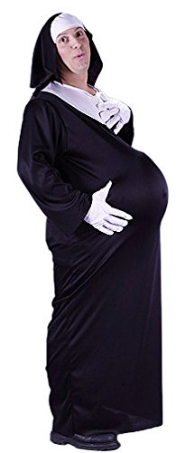 Costume da suora gravide nero