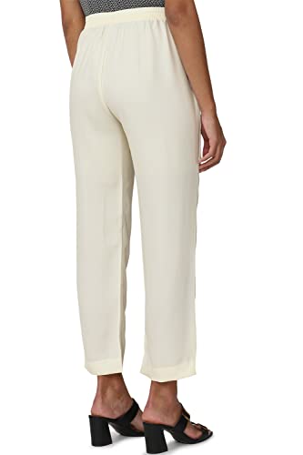 Image of Van Heusen Women High Rise Belted Formal Regular Fit Pants
