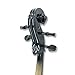 WUQIMUSC Electric Cello 4/4 full size, Solid Wood, Ebony Fittings, Silent Student Cello Electric for Beginners and Professionals, with Cello Bag, Bow, Earphone, Rosin, Aux Cable (Black, 4 String)