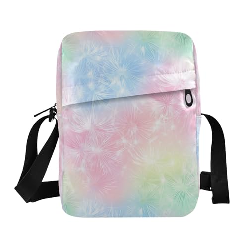 KLL Dandelion Colorful cute messenger bag Vegan Leather Shoulder Bag Travel Shoulder Handbags