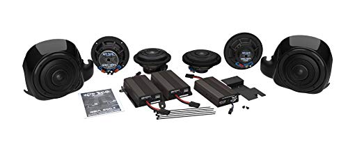 Wild Boar Audio WBA Whole HOG KIT with 900 Watts RMS 6 Channel Amplifier System, Lower Adaptors, 6.5