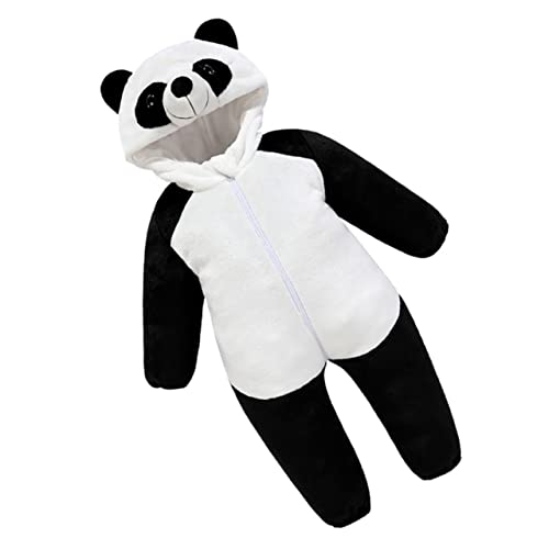 Combinaison pour bébé en flanelle chaude et ultra douce panda