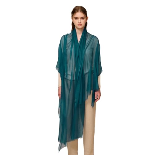 NUOHEMULE 100% Pure Cashmere Shawl Wraps for Women 91 x 40 Oversized Feather-Light Cashmere Scarf for All Seasons Luxury Travel Pashmina Wraps for Womens and Ladys Evening Wedding Gifts