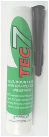 Tec7 535106 310ml Sealant for Bonding/ Sealing/ Fastening - Black by tec+
