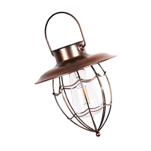 EXCEART Lámpara Solar Colgante Exterior LED para Jardín Patio y Césped Luz Vintage Resistente al Agua para Iluminación Terraza y Paisajes al Aire