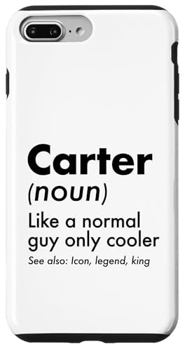 Carter Like A Normal Guy Only Cooler Legend King �t�@�[�X�g�l�[�� �X�}�z�P�[�X iPhone 7 Plus/8 Plus �p