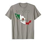 Mexico Map Flag Mexicano Latino Peso Jalisco Sinaloa Puebla T-Shirt