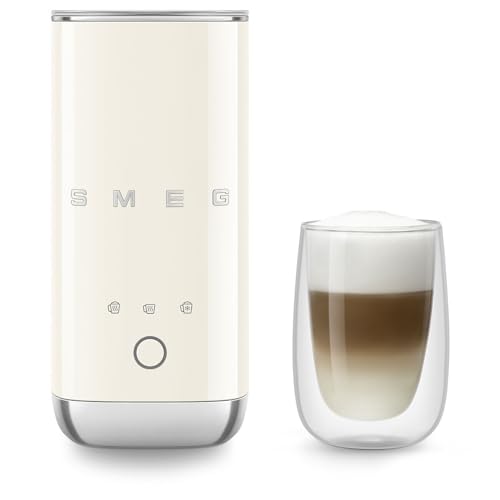Smeg 50's Retro Syle Portable Milk Frother, MFF02CRUS, Cream by Smeg - Image 2