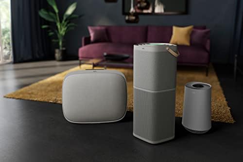 AEG AX91-404GY AX9 Smart Connected Air Purifier for Home, H12 Active Carbon Filter, Removing up to 99.9 Percent Airborne Bacteria, Urban Grey