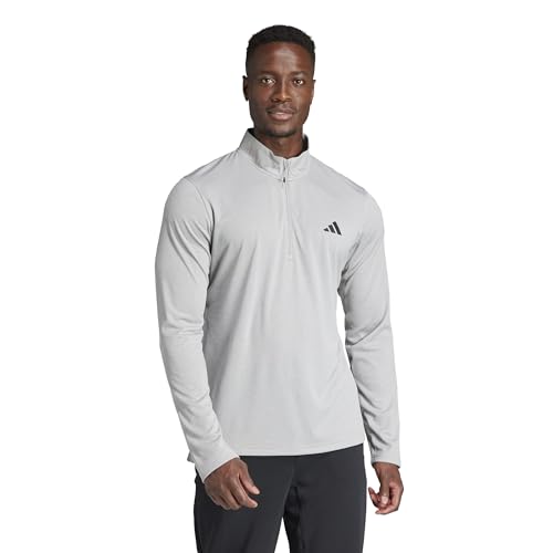 Image of adidas Men's Sweatshirts | Tr-ES 1I4Zip | Blue |